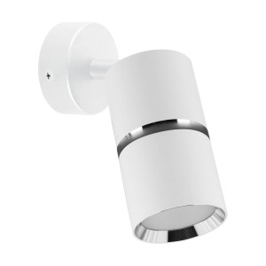 Kinkiet biały chrom IP20 ruchomy DIOR SPT GU10 35W Ideus 04259