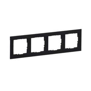 Ramka 4-krotna czarna 296.8x83x9.8 IP20 Suno LEGRAND 721524