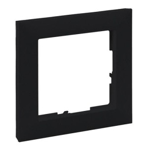Ramka czarna Suno 1-krotna 83X83X9.8MM LEGRAND 721521