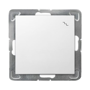 Impresja biały p/t łącznik schodowy bez ramki