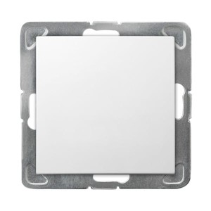 Impresja biały p/t łącznik jednobiegunowy bez ramki