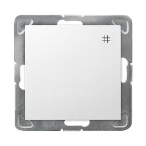 Impresja biały p/t łącznik krzyżowy bez ramki