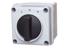 Łącznik krzywkowy 12A L-0-P 3P ŁUK lewo prawo IP65