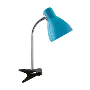 Lampka do czytania z klipsem 15W niebieska KATI E27 CLIP Ideus 02863