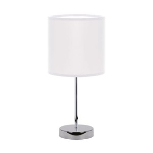 Lampka stołowa biała 40W AGNES E14 Ideus 03146