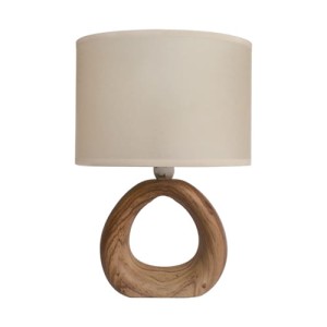 Lampka stołowa brązowa 25W GOLF E14 WALNUT Ideus 03205