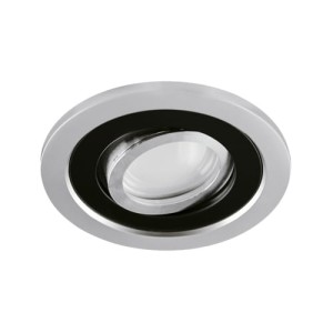 Sufitowa oprawa punktowa srebrna czarna 20W GU10 IP20 BORYS Ideus 03223