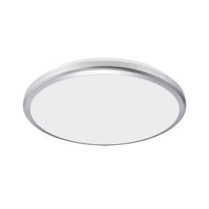 Plafoniera hermetyczna LED srebrna 24W 4200K IP54 PLANAR Ideus 03840