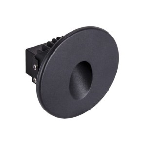 Oprawa schodowa LED 1,6W 75lm 4000K czarna AZYL Ideus 03906