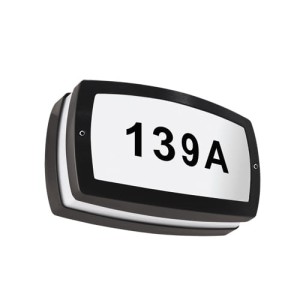 Oprawa hermetyczna LED czarna 8W IP54 4100K SOLINA Ideus 03835