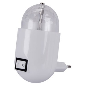 Lampka wtykowa do gniazdka 3,5W LED RGB z wyłącznikiem IMPRA Ideus 03898
