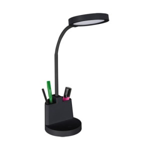 Lampka biurkowa LED 8W z regulacją światła i włącznikiem dotykowym czarna LABOR Ideus 03824