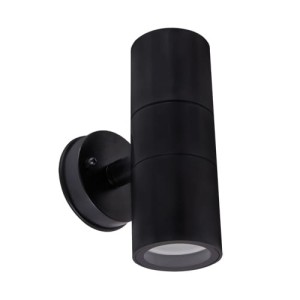 Kinkiet zewnętrzny ogrodowy czarny IP54 2x7W GORDON 2xGU10 Ideus 03937
