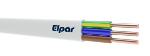 Przewód elektryczny płaski YDYp 5x2,5 450/750V Elpar 5901854413143