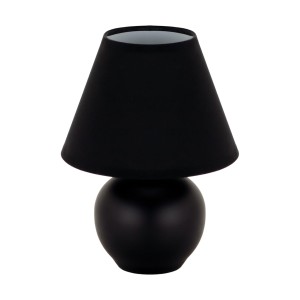 Lampka stołowa czarna ceramiczna 25W GALA E14 Ideus 04401