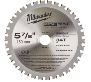 MILWAUKEE PIŁA TARCZ.MET.150x20x34z 48404080