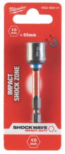 MILWAUKEE KOŃCÓWKA Z NASADKĄ MAGNETYCZNA HEX 10mm (65mm) 4932492441