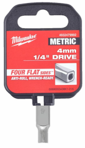 MILWAUKEE NASADKA 1/4" KRÓTKA 4 mm 4932479992