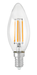 Żarówka z diodami COG LED FILAMENT VELA LED E14 6W WW 04485
