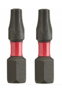 MILWAUKEE KOŃCÓWKA T15 x 25mm/2szt. SHOCKWAVE 4932430872