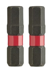 MILWAUKEE KOŃCÓWKA HEX 2,5x 25mm/2szt. SHOCKWAVE 4932430893