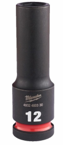 MILWAUKEE NASADKA UDAROWA 1/2" 12mm DŁUGA 4932480330