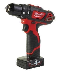 MILWAUKEE WIERTARKO-WKRĘTARKA UDAROWA 12V 38Nm 2x4,0Ah LI-ION M12BPD-402C 4933441935