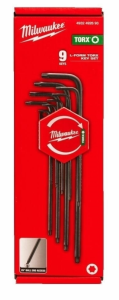 MILWAUKEE KLUCZ TORX ZESTAW 9szt. 4932492693
