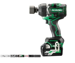 HIKOKI.KLUCZ UDAROWY 36V WR36DE WRZ 1/2"  770Nm 2x2,5Ah MV BL IP56 HSC