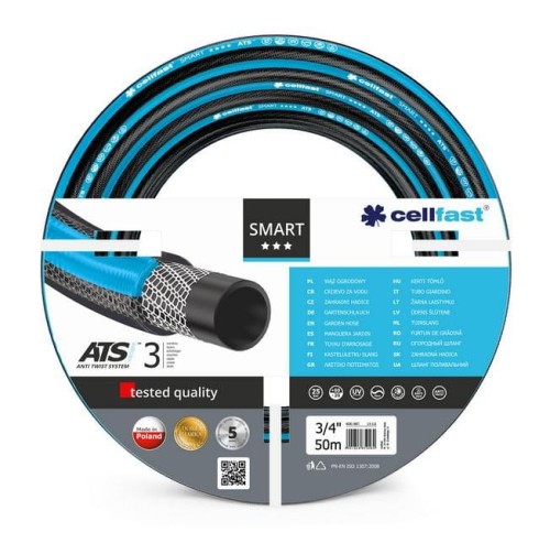 CELLFAST WĄŻ OGRODOWY SMART ATS 1/2" 50mb .