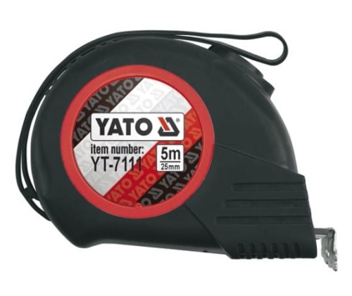 YATO MIARA ZWIJANA 5m Z MAGNESEM, GUMOWANY KORPUS  7111