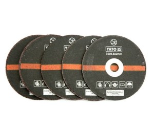 YATO TARCZA DO METALU 75x2x9,5mm kpl.5cz. do YT-0993