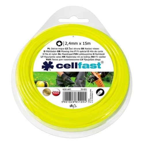 CELLFAST ŻYŁKA TNĄCA STANDARD 2.4*15m/GW. .