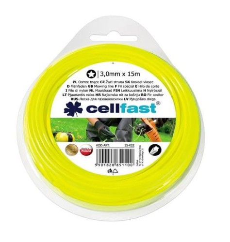 CELLFAST ŻYŁKA TNĄCA STANDARD 3.0*15m/GW. .