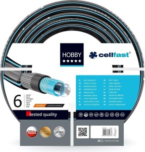 CELLFAST WĄŻ OGRODNICZY HOBBY ATS 1/2" 60mb PL "B" /NA STOJAK