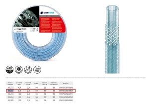 CELLFAST WĄŻ TECHNICZNY ZBROJONY 8x2,0x50mb .
