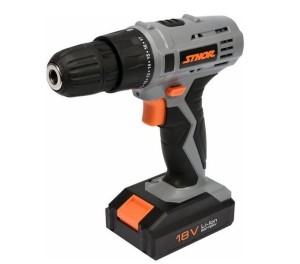 STHOR WKRĘTARKA AKUM.LI-ION 18V 1-BIEG, 700 obr/min, 10mm. 1x1,3ah, 17Nm