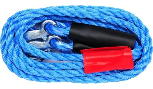 VOREL LINKA HOLOWNICZA - PLECIONA 2,5t Z HAKIEM, TITANIUM   82209