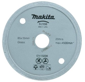 MAKITA TARCZA DIAMENTOWA  85x15mm PEŁNA (NA MOKRO) PŁYTKI, SZKŁO