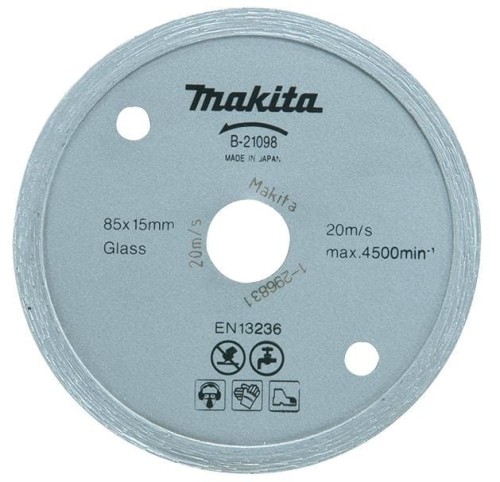 MAKITA TARCZA DIAMENTOWA  85x15mm PEŁNA (NA MOKRO) PŁYTKI, SZKŁO
