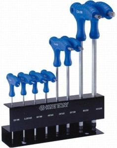 KING TONY IMBUS UCHWYT TYP "L"HEX KULA /8el. 2-10mm