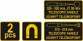 VOREL ZESTAW LUSTERKO INSPEKCYJNE Z MAGNESEM 2 CZ