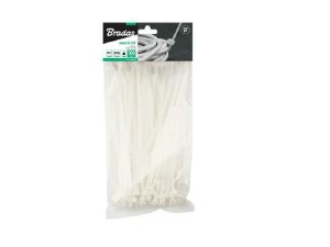 BRADAS OPASKA PLASTIK BIAŁA  3,6x300/100szt