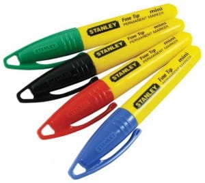 STANLEY MARKER FINE TIP MINI 4szt.