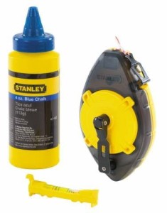 STANLEY SZNUR TRASER.POWERWINDER 30m +KREDA +POZIOMNICA SZNURKOWA
