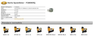 BOSTITCH GWOŹDZIE F 2,80-65 P Q 7,5m