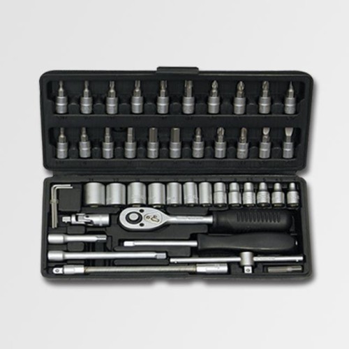 HONITON ZESTAW KLUCZY  46 ELEMENTÓW 1/4"  1160