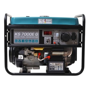 KS GENERATOR HYBRYDOWY KS  7000E G 5,0kW/230V, BENZYNA/LPG, ROZRUCH ELEKTRYCZNY.