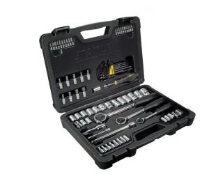 STANLEY ZESTAW KLUCZY  80el.  1/4"-3/8"-1/2" .....