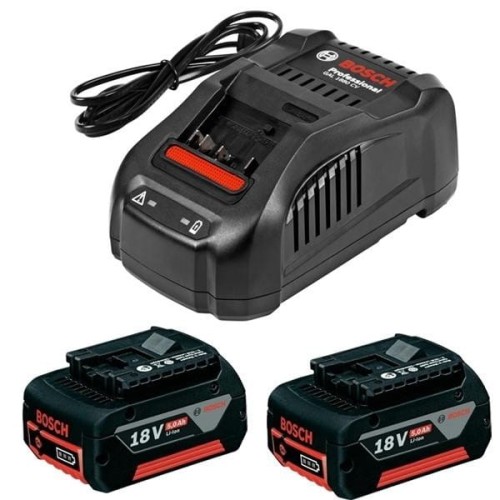 BOSCH AKUMULATOR 18V  5,0Ah 2szt. +ŁADOWARKA GAL 1880 CV